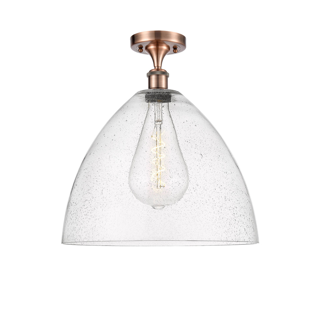 Innovations Ballston 516-1C-AC-GBD-164-LED Ceiling Light - Antique Copper