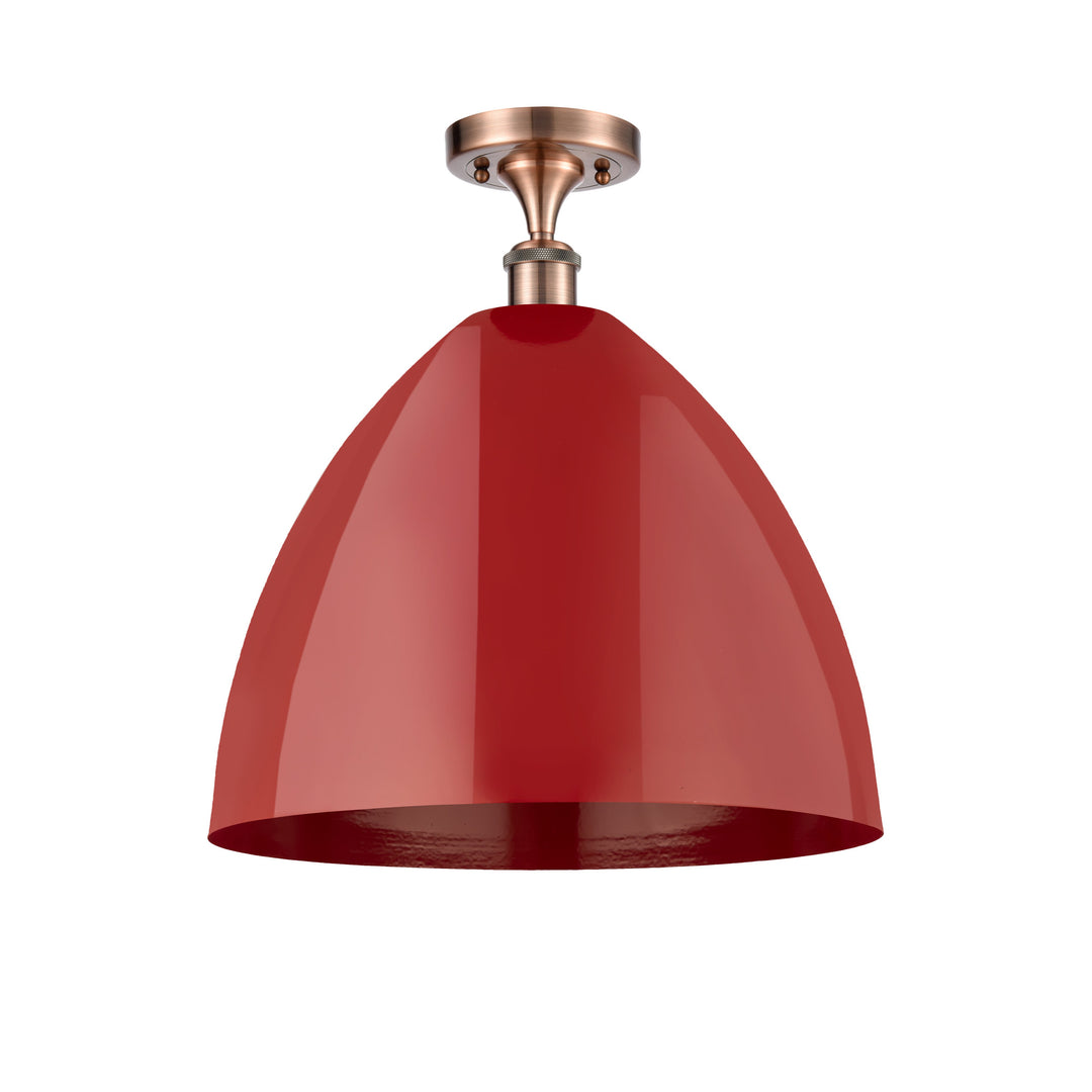 Innovations Ballston 516-1C-AC-MBD-16-RD-LED Ceiling Light - Antique Copper