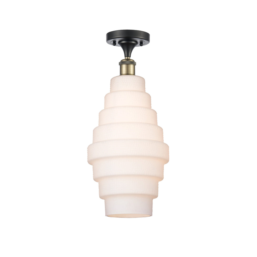 Innovations Ballston 516-1C-BAB-G671-8 Ceiling Light - Black Antique Brass