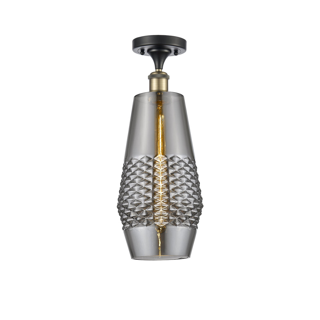 Innovations Ballston 516-1C-BAB-G683-7-LED Ceiling Light - Black Antique Brass