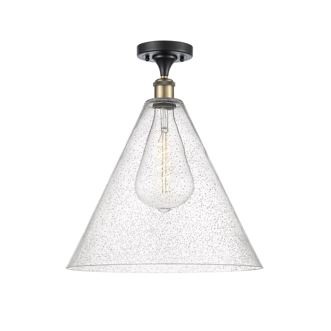 Innovations Ballston 516-1C-BAB-GBC-164 Ceiling Light - Black Antique Brass