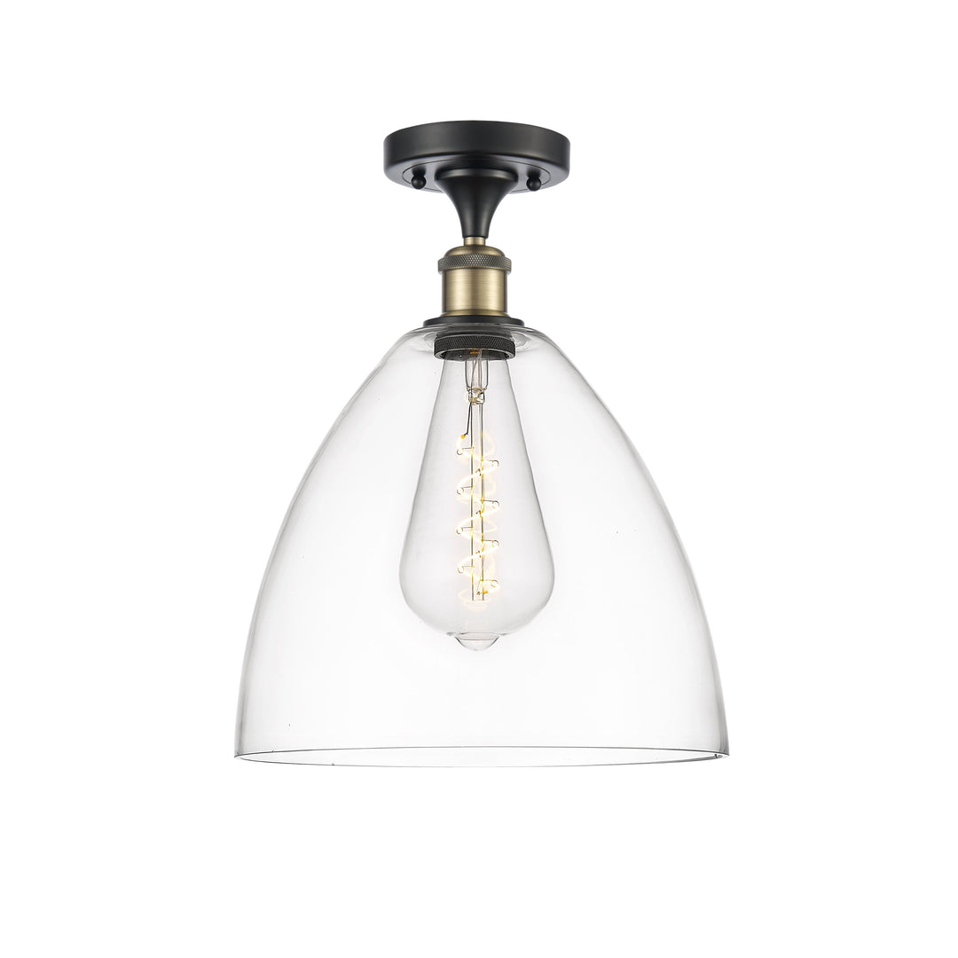 Innovations Ballston 516-1C-BAB-GBD-122 Ceiling Light - Black Antique Brass