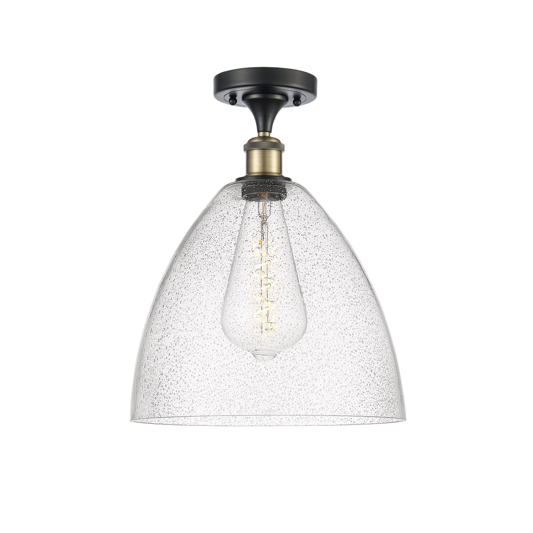 Innovations Ballston 516-1C-BAB-GBD-124 Ceiling Light - Black Antique Brass