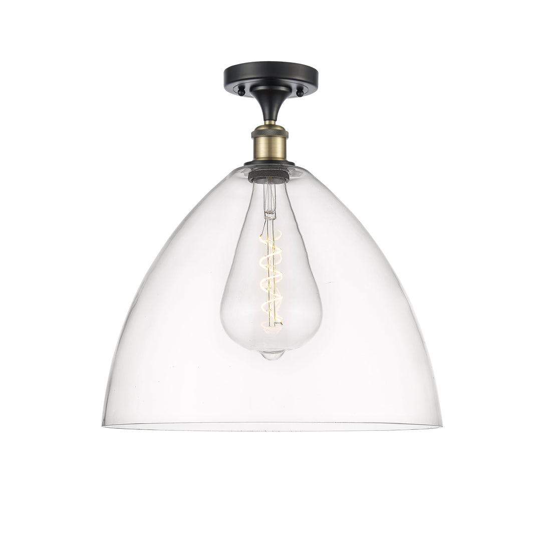 Innovations Ballston 516-1C-BAB-GBD-162 Ceiling Light - Black Antique Brass