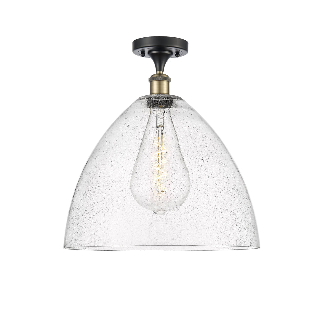 Innovations Ballston 516-1C-BAB-GBD-164-LED Ceiling Light - Black Antique Brass