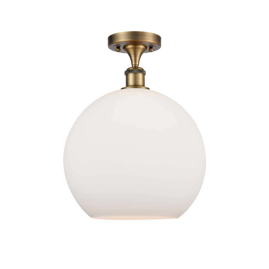 Innovations Ballston 516-1C-BB-G121-12 Ceiling Light - Brushed Brass