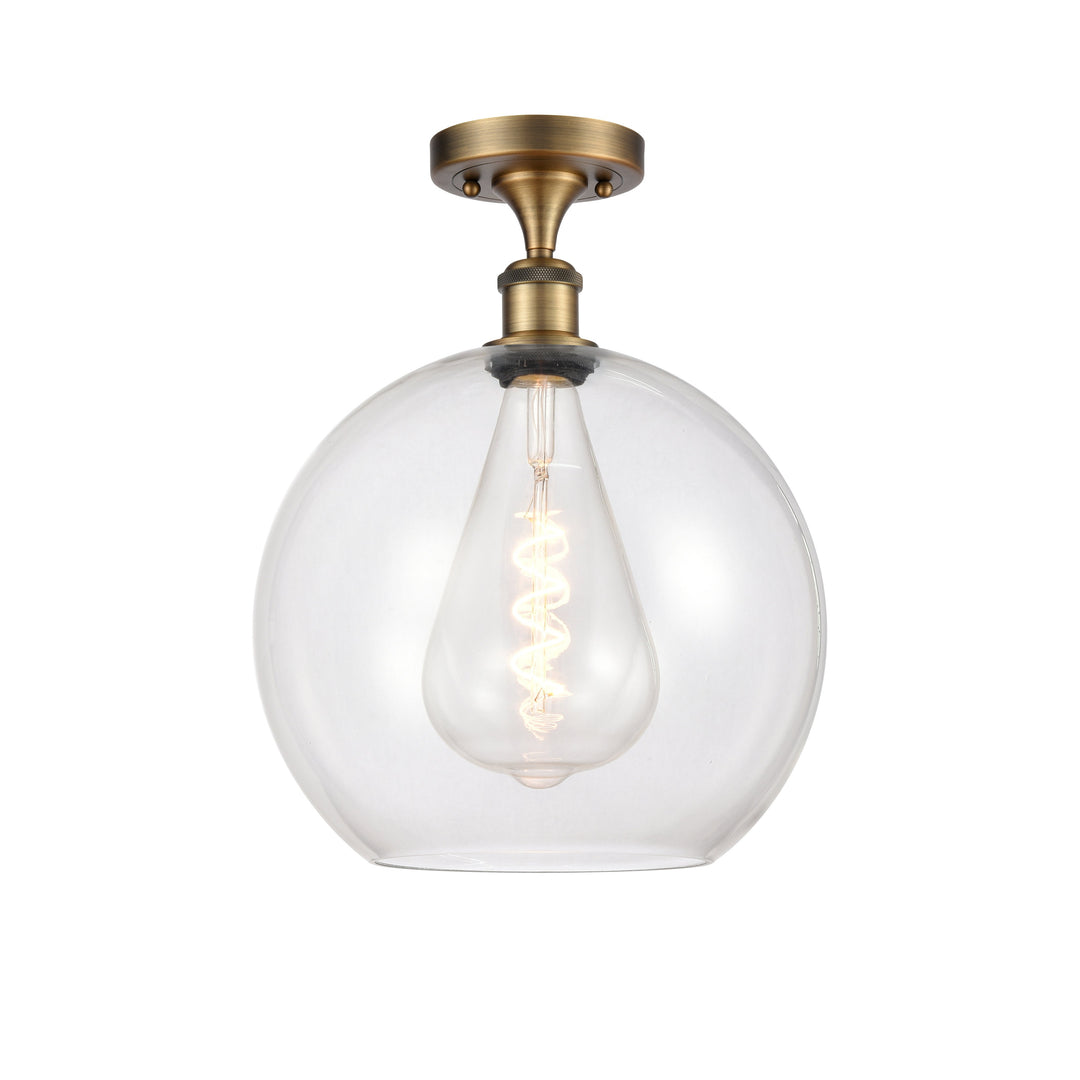 Innovations Ballston 516-1C-BB-G122-12-LED Ceiling Light - Brushed Brass