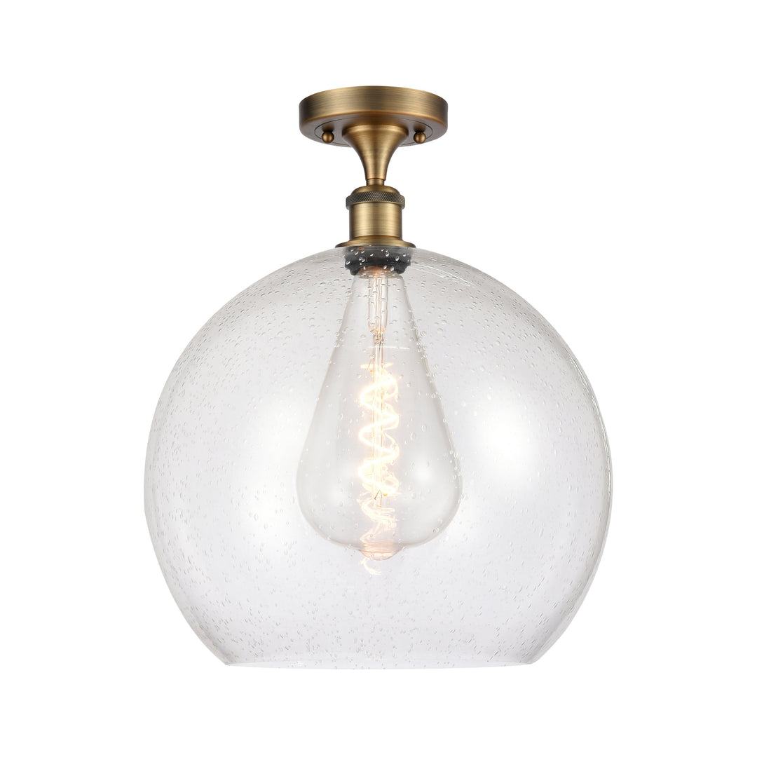 Innovations Ballston 516-1C-BB-G124-14-LED Ceiling Light - Brushed Brass