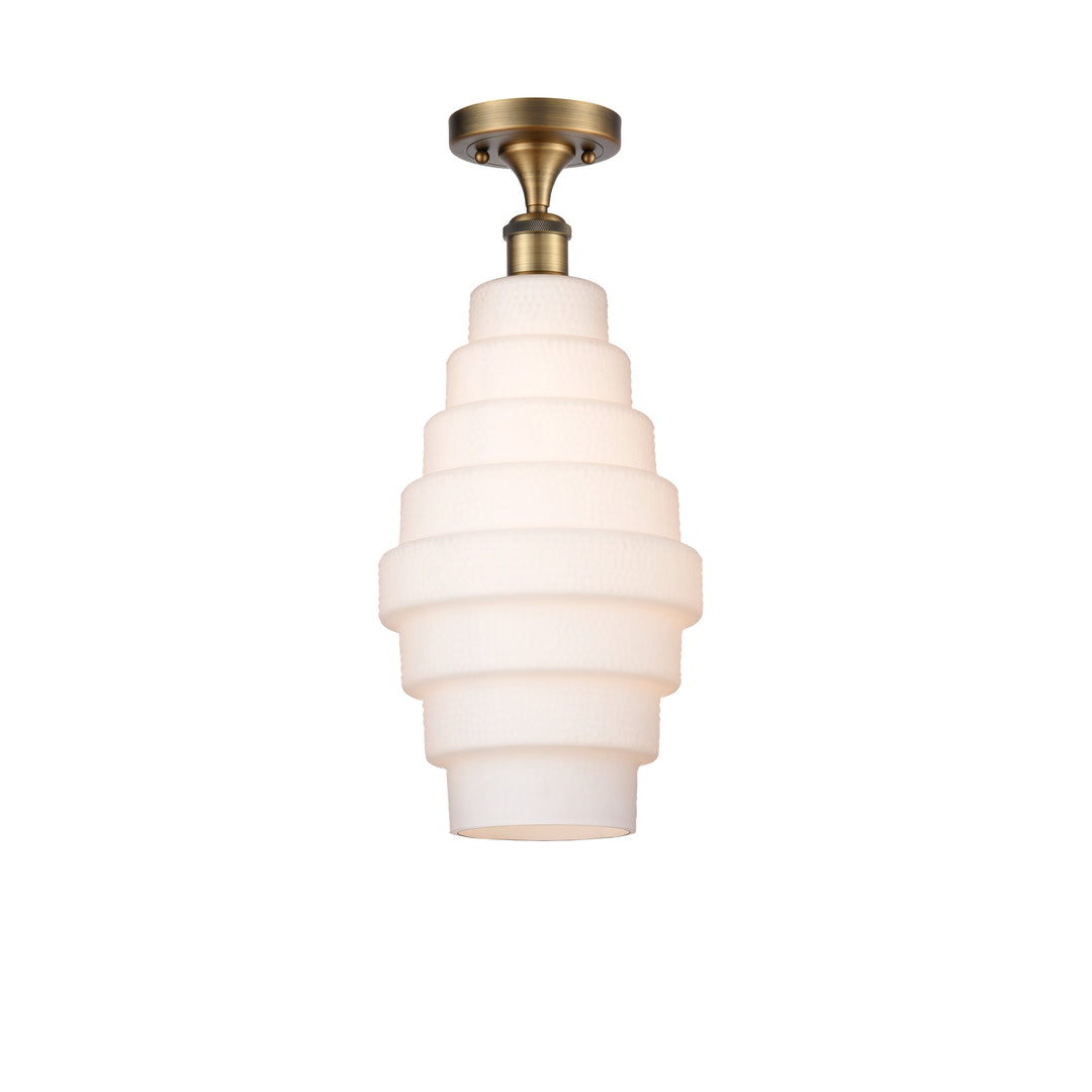 Innovations Ballston 516-1C-BB-G671-8-LED Ceiling Light - Brushed Brass