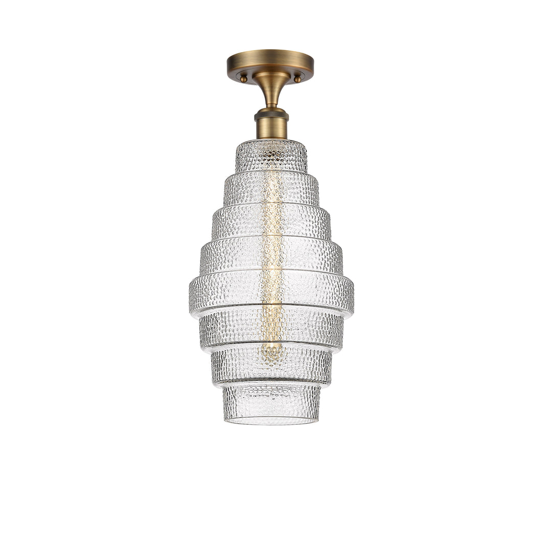 Innovations Ballston 516-1C-BB-G672-8-LED Ceiling Light - Brushed Brass