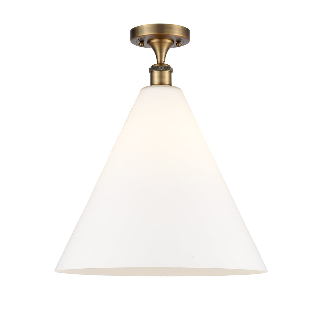 Innovations Ballston 516-1C-BB-GBC-161 Ceiling Light - Brushed Brass