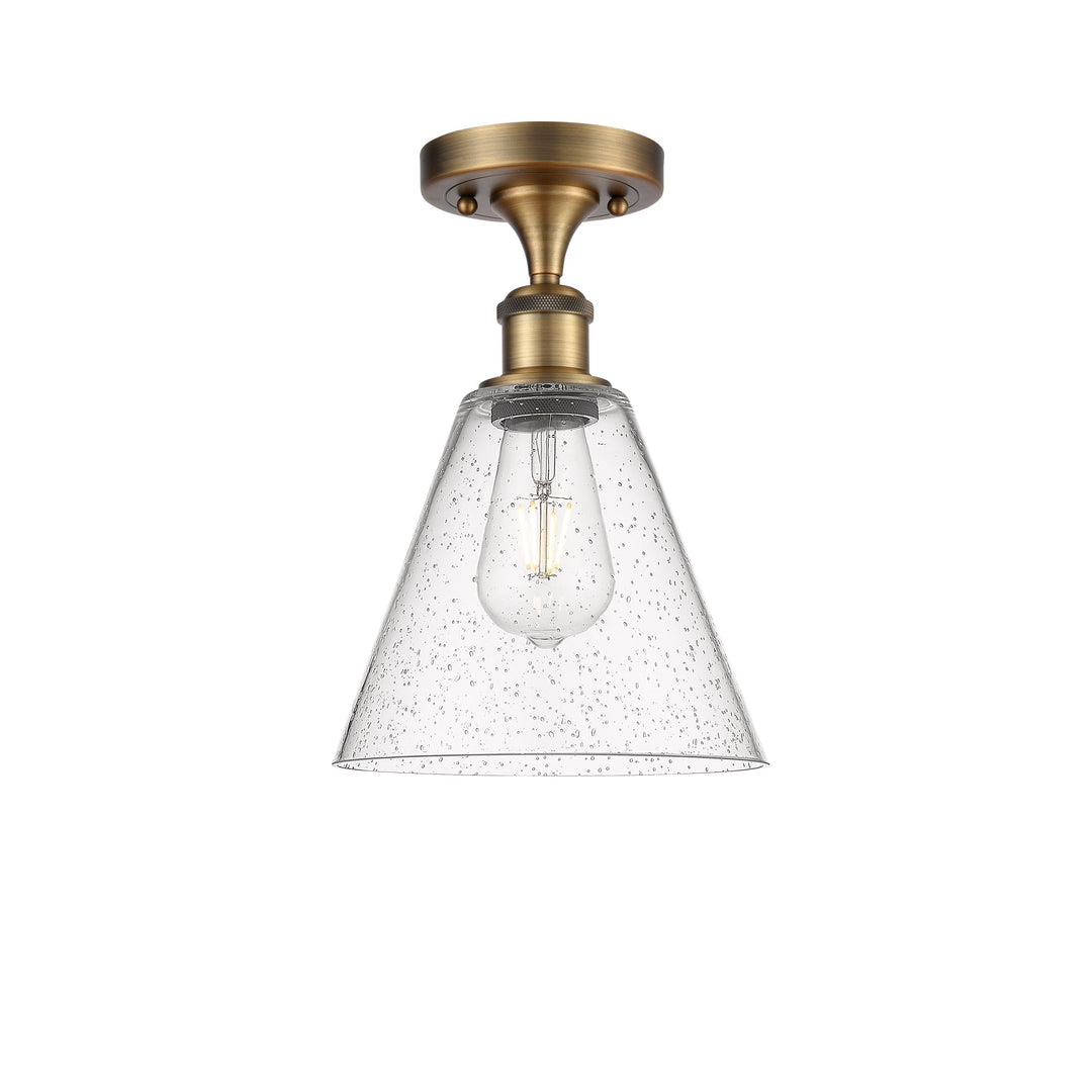 Innovations Ballston 516-1C-BB-GBC-84-LED Ceiling Light - Brushed Brass