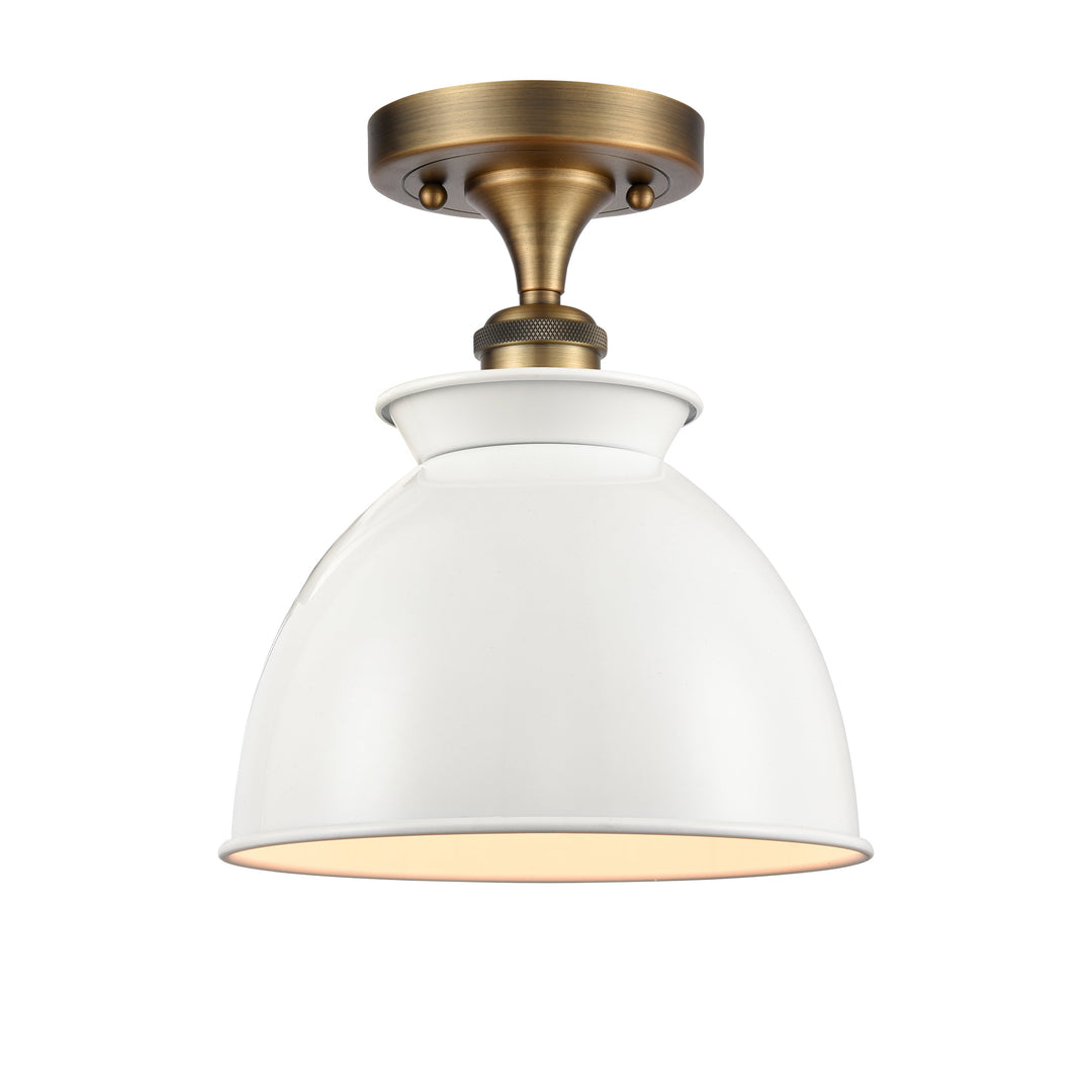 Innovations Ballston 516-1C-BB-M14-W Ceiling Light - Brushed Brass