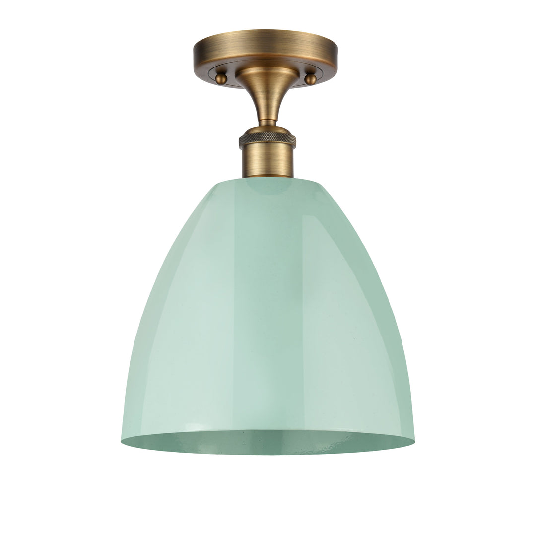 Innovations Ballston 516-1C-BB-MBD-9-SF-LED Ceiling Light - Brushed Brass