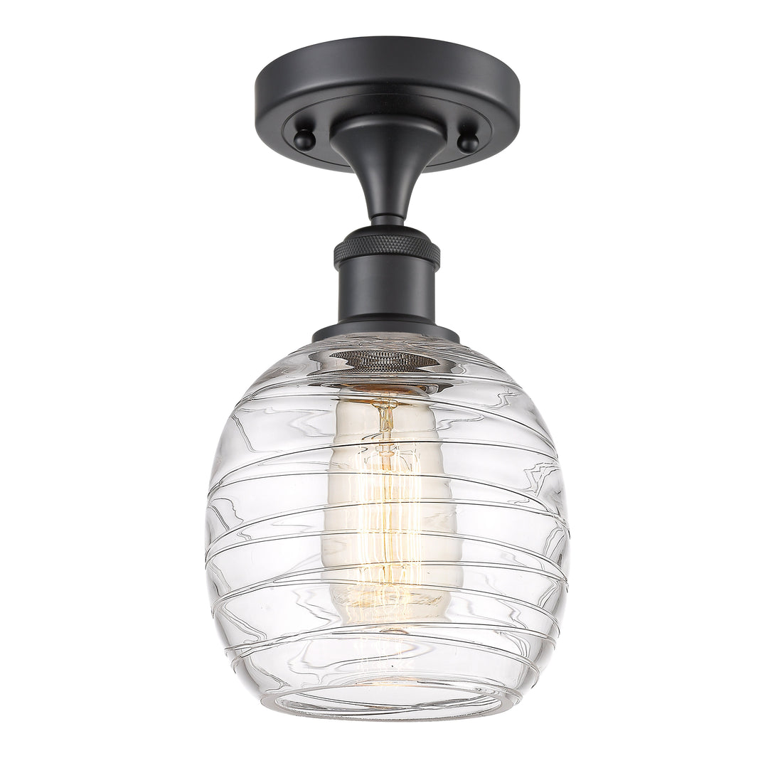 Innovations Ballston 516-1C-BK-G1013 Ceiling Light - Matte Black