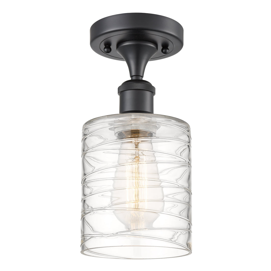 Innovations Ballston 516-1C-BK-G1113 Ceiling Light - Matte Black