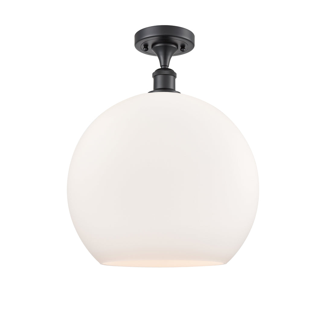 Innovations Ballston 516-1C-BK-G121-14 Ceiling Light - Matte Black