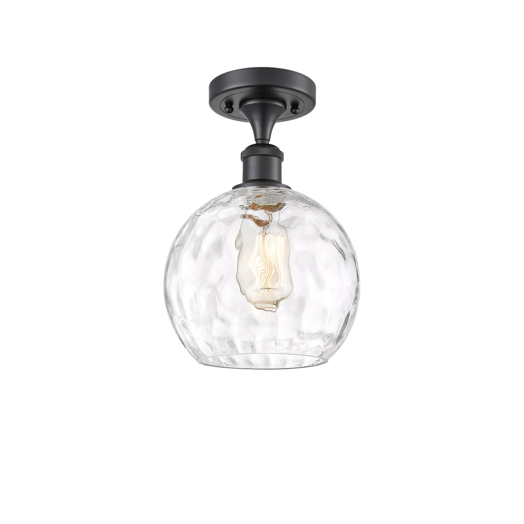 Innovations Ballston 516-1C-BK-G1215-8 Ceiling Light - Matte Black