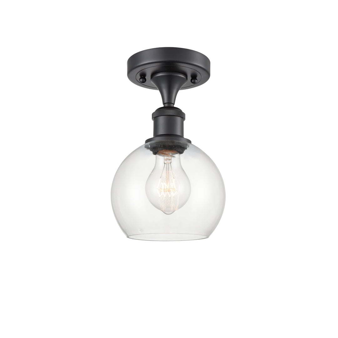 Innovations Ballston 516-1C-BK-G122-6-LED Ceiling Light - Matte Black