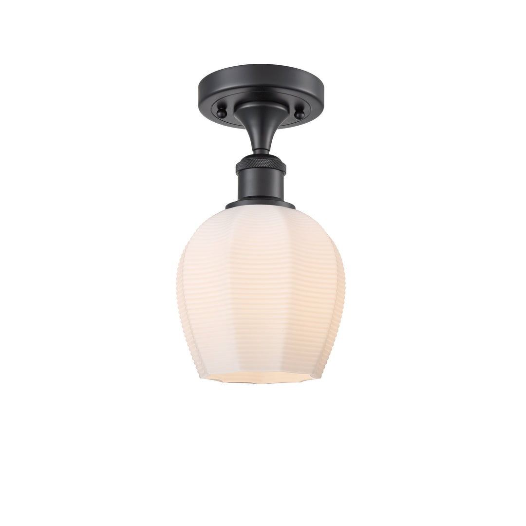 Innovations Ballston 516-1C-BK-G461-6-LED Ceiling Light - Matte Black
