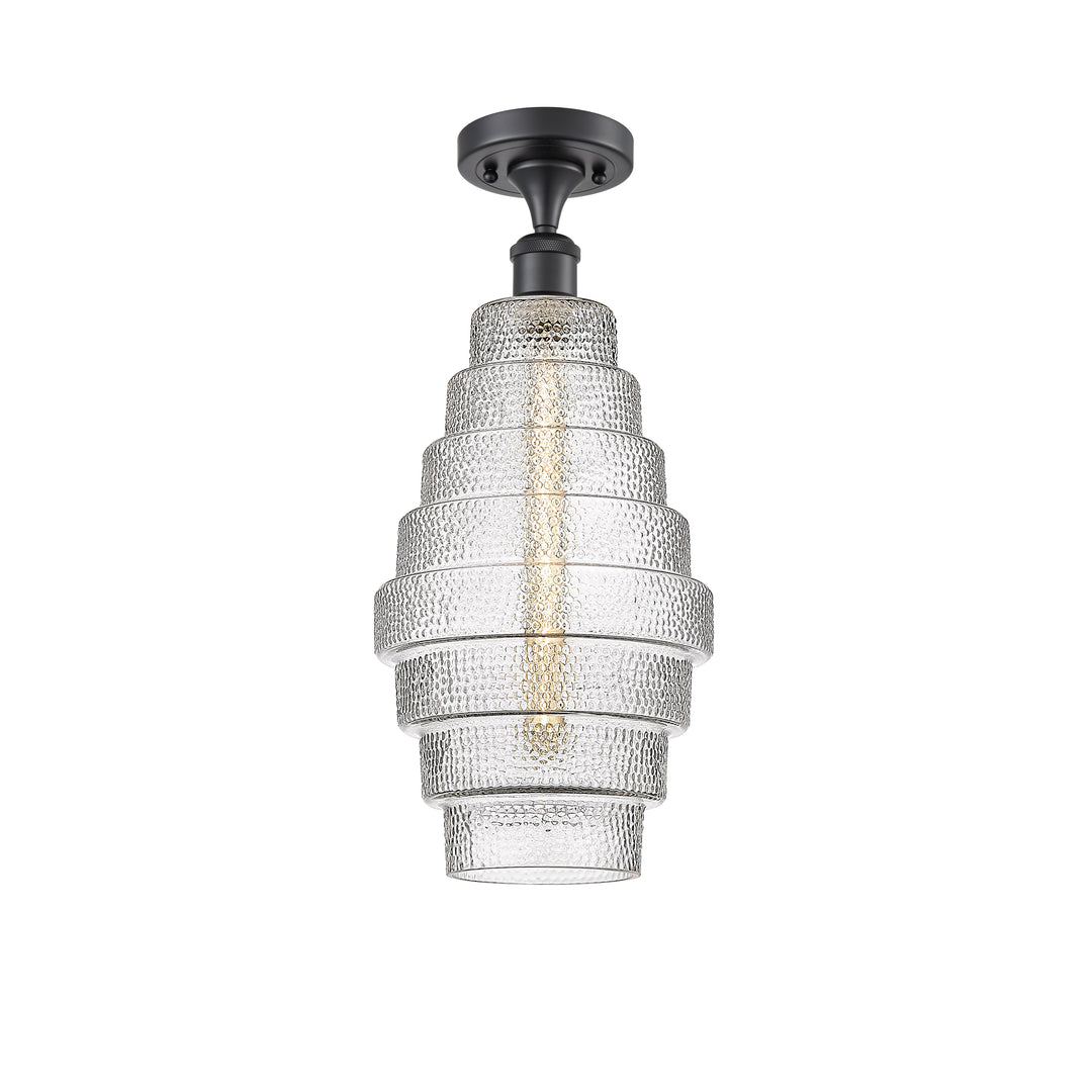 Innovations Ballston 516-1C-BK-G672-8 Ceiling Light - Matte Black