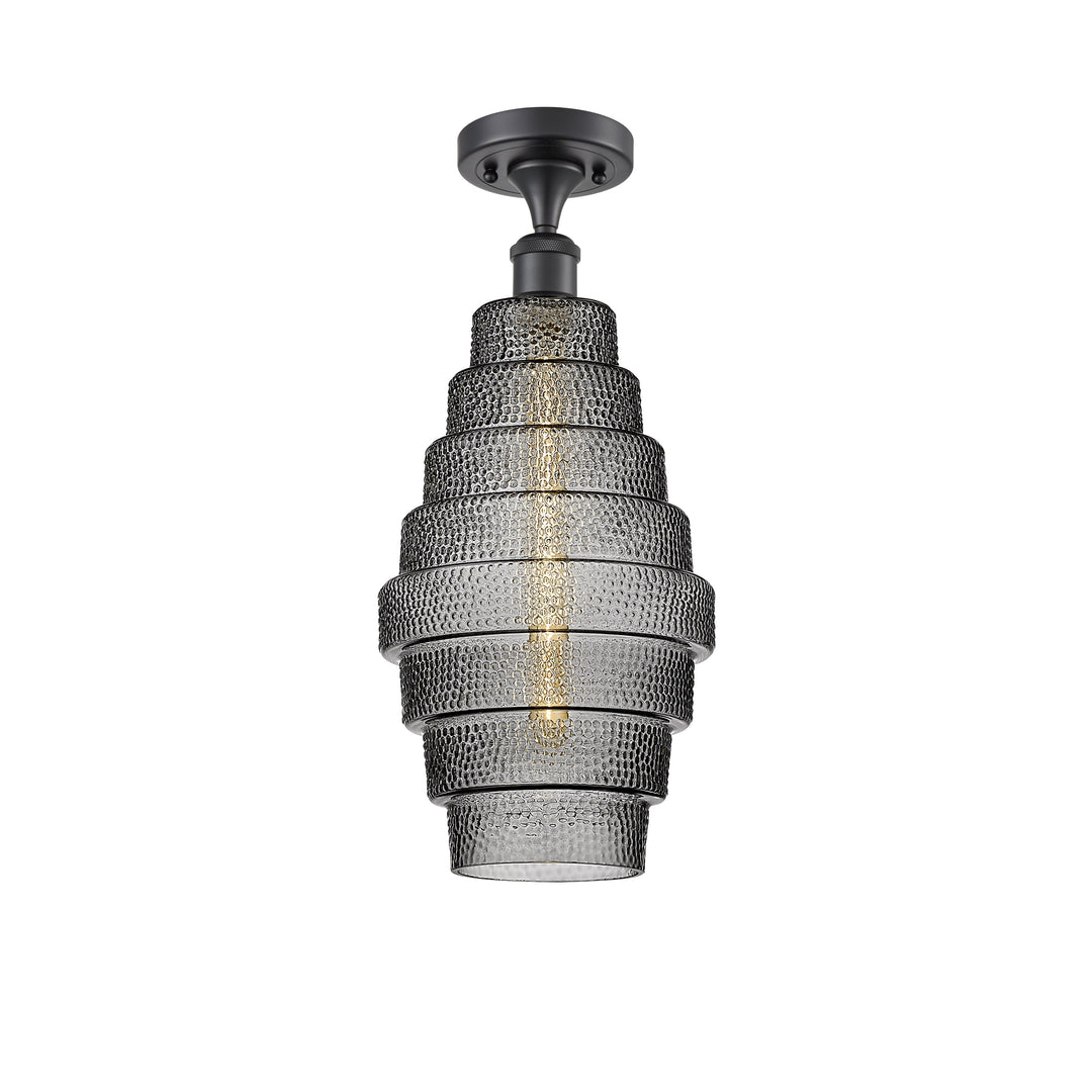 Innovations Ballston 516-1C-BK-G673-8 Ceiling Light - Matte Black