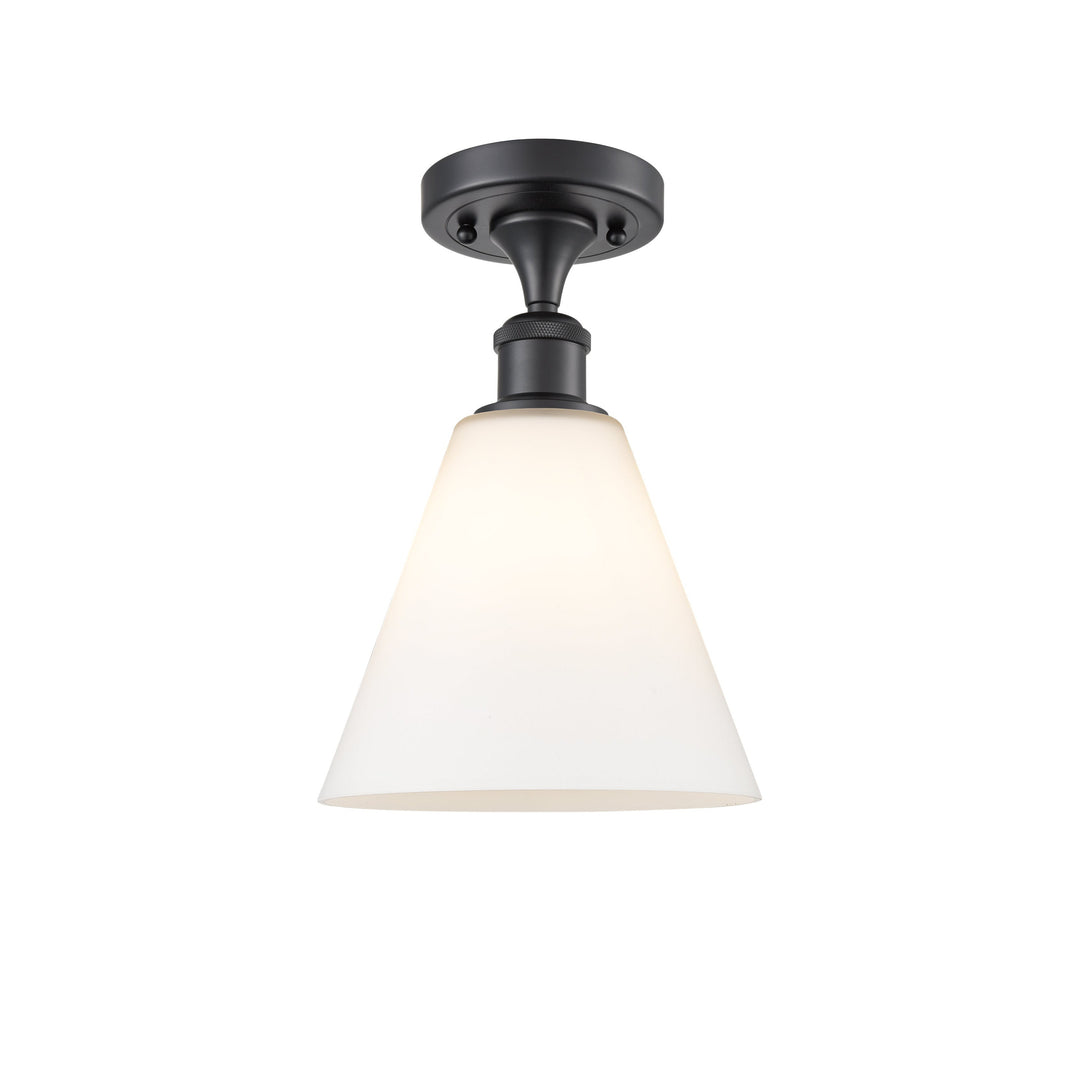 Innovations Ballston 516-1C-BK-GBC-81-LED Ceiling Light - Matte Black