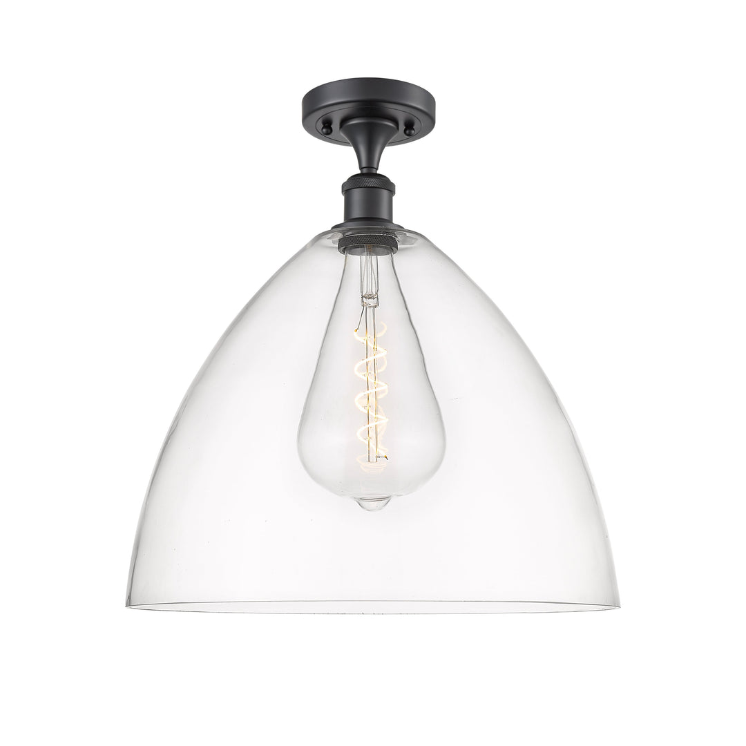 Innovations Ballston 516-1C-BK-GBD-162-LED Ceiling Light - Matte Black