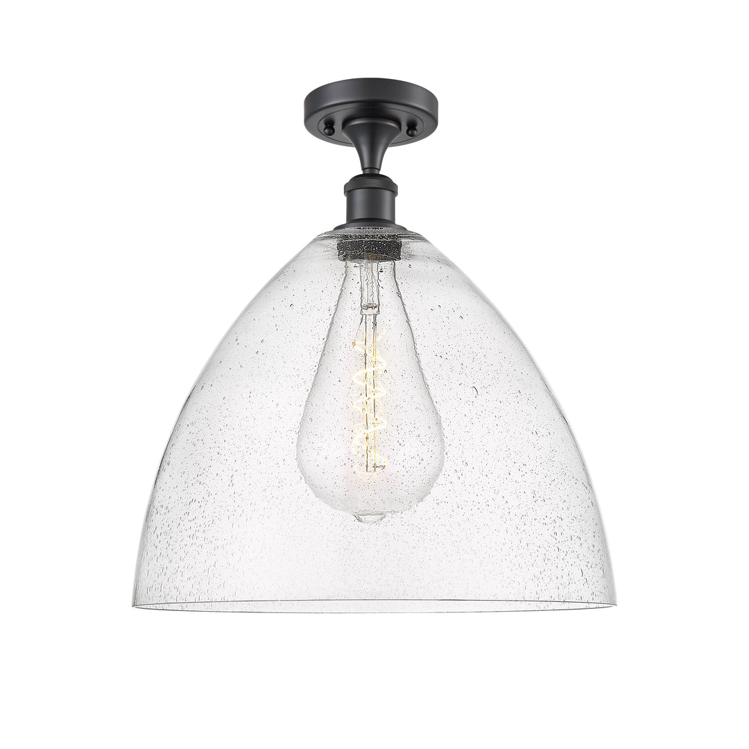 Innovations Ballston 516-1C-BK-GBD-164-LED Ceiling Light - Matte Black