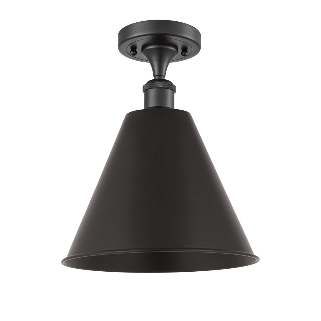 Innovations Ballston 516-1C-BK-MBC-12-BK-LED Ceiling Light - Matte Black