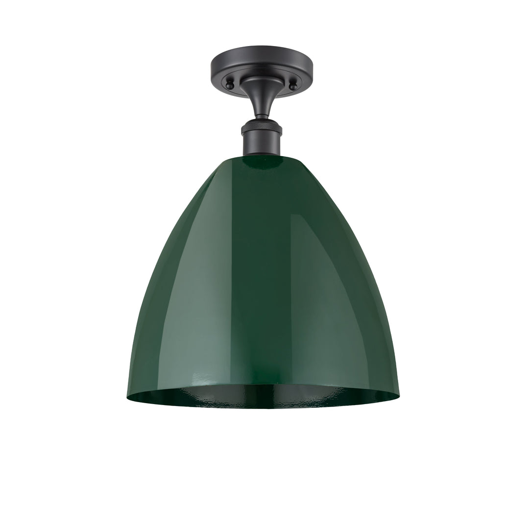 Innovations Ballston 516-1C-BK-MBD-12-GR-LED Ceiling Light - Matte Black