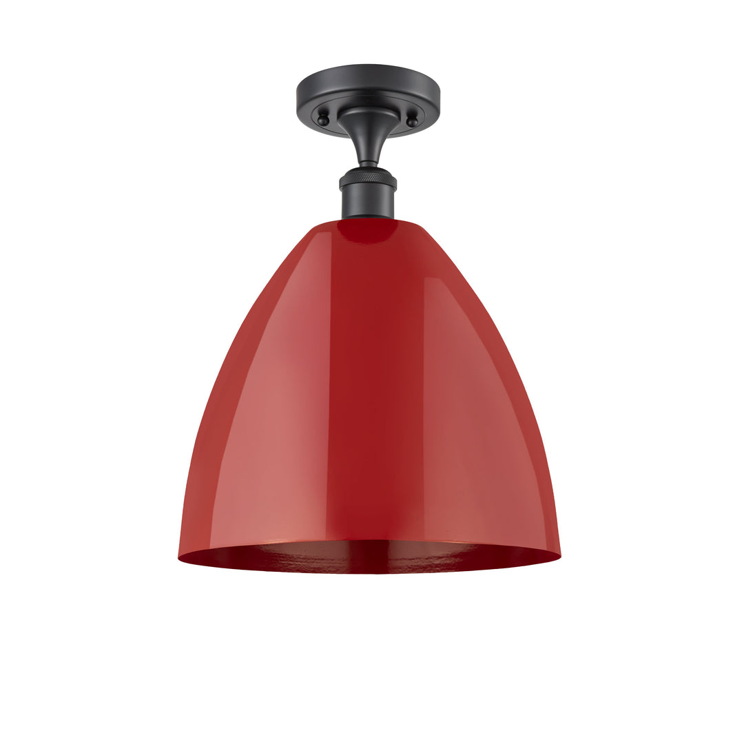 Innovations Ballston 516-1C-BK-MBD-12-RD-LED Ceiling Light - Matte Black