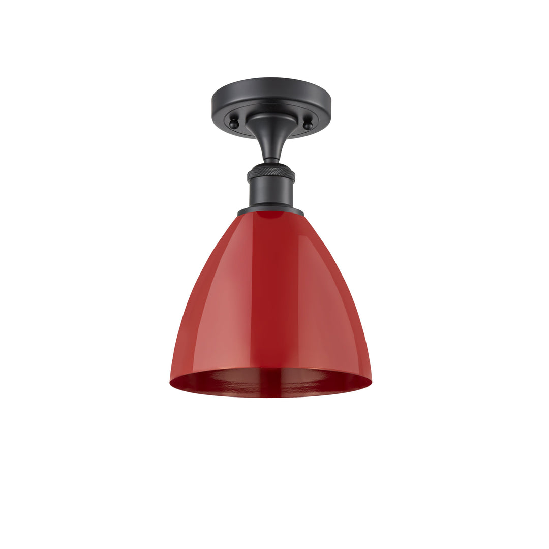 Innovations Ballston 516-1C-BK-MBD-75-RD-LED Ceiling Light - Matte Black