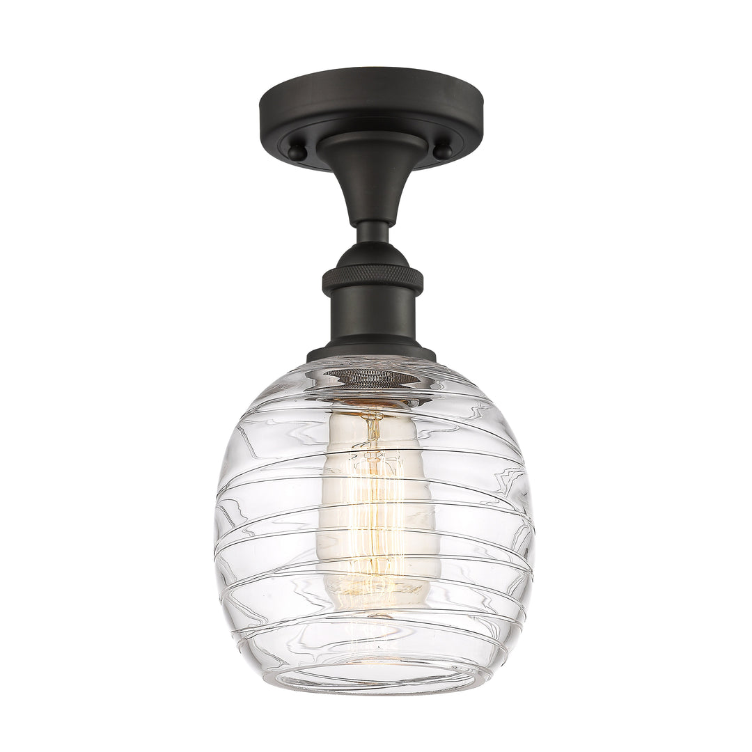 Innovations Ballston 516-1C-OB-G1013-LED Ceiling Light - Oil Rubbed Bronze