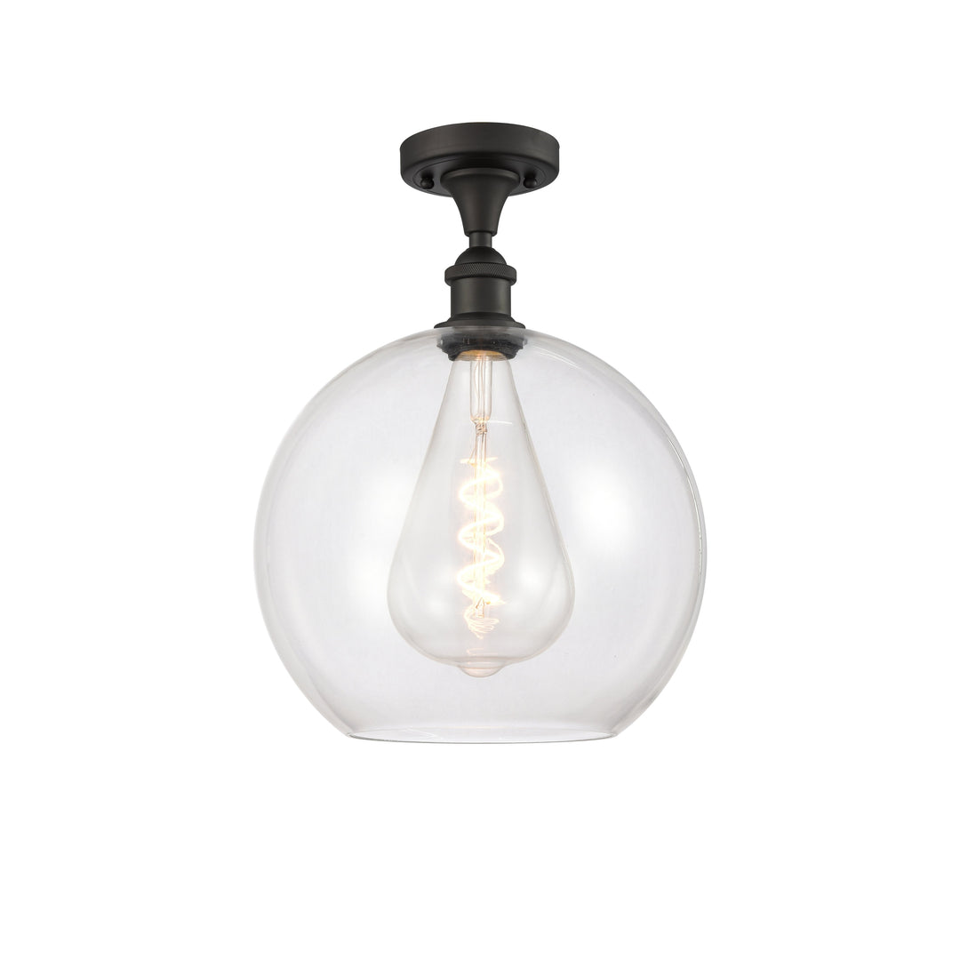 Innovations Ballston 516-1C-OB-G122-12 Ceiling Light - Oil Rubbed Bronze