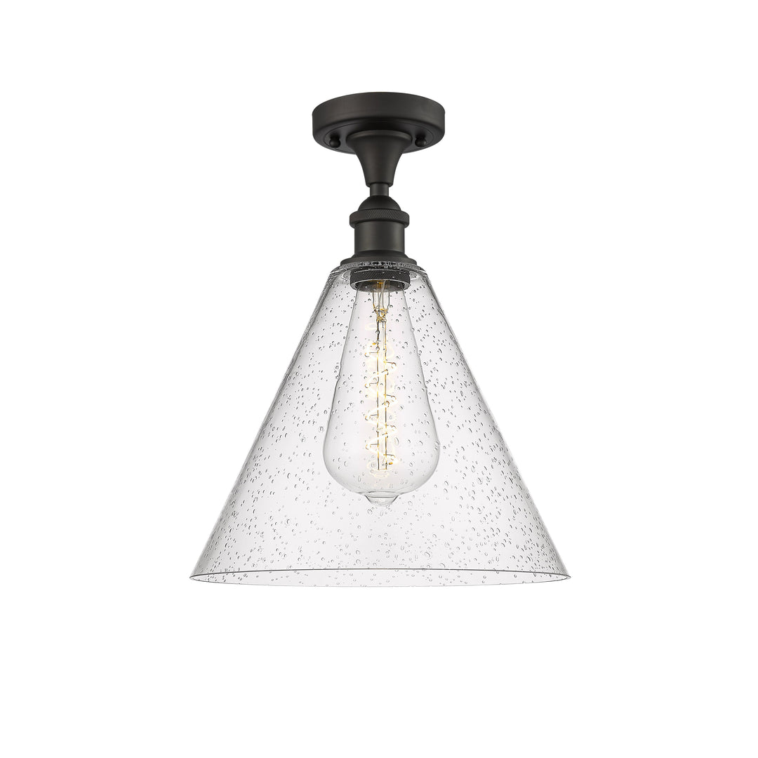 Innovations Ballston 516-1C-OB-GBC-124-LED Ceiling Light - Oil Rubbed Bronze