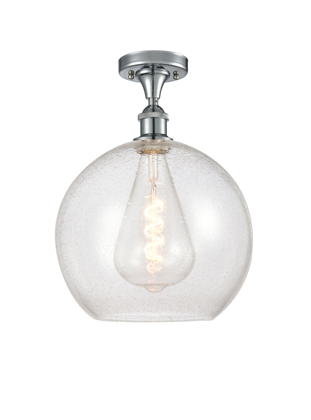 Innovations Ballston 516-1C-PC-G124-12 Ceiling Light - Polished Chrome