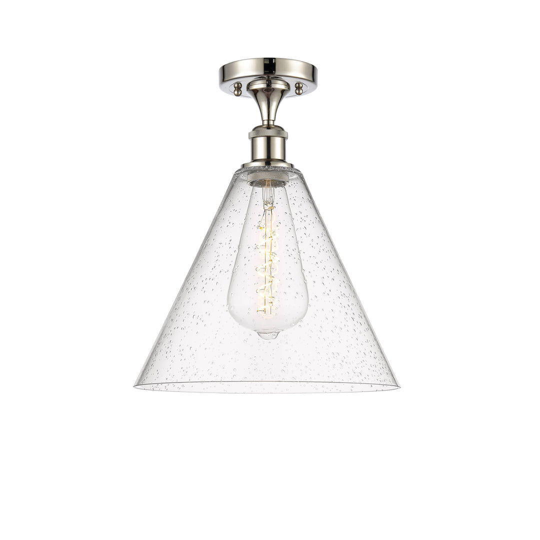 Innovations Ballston 516-1C-PN-GBC-124-LED Ceiling Light - Polished Nickel