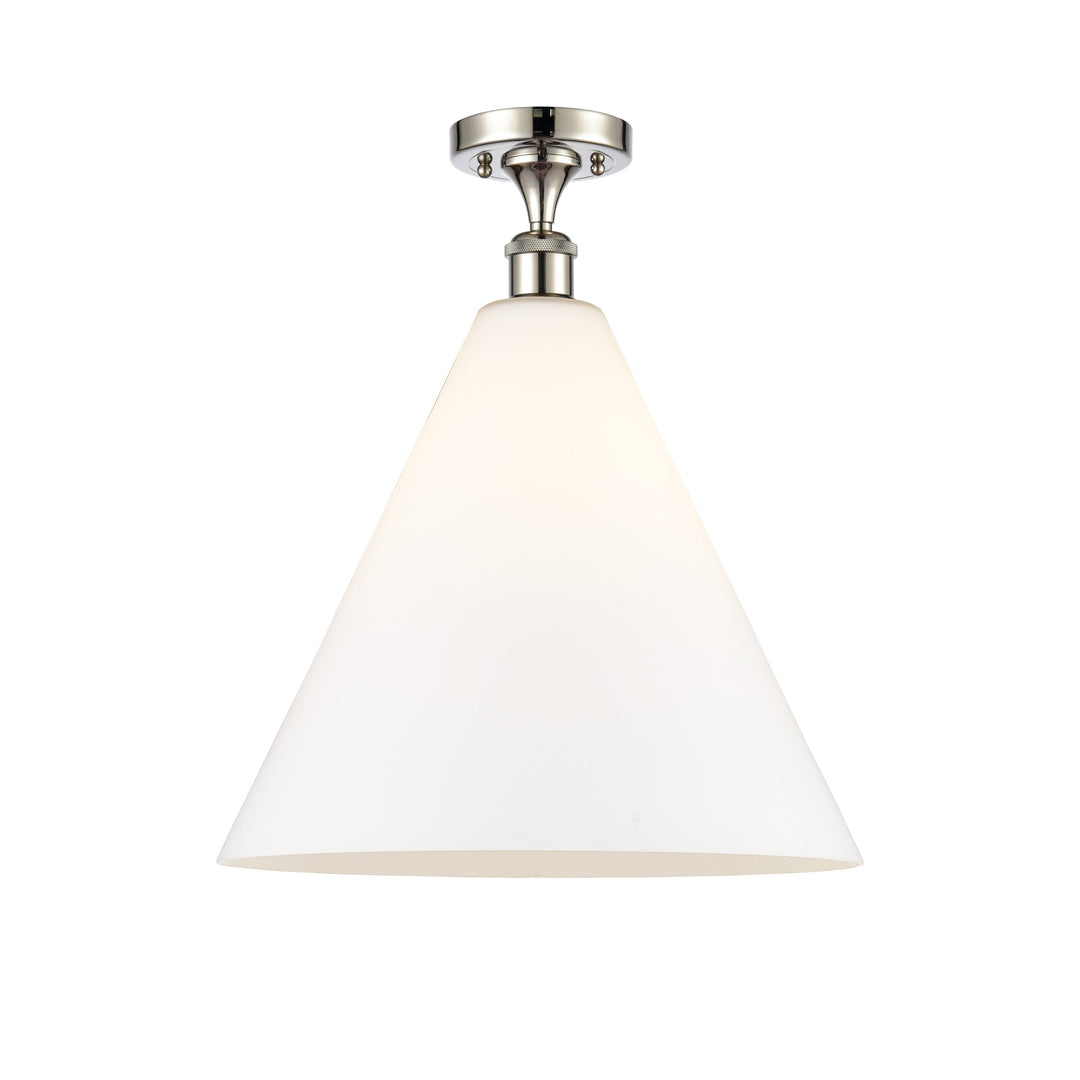 Innovations Ballston 516-1C-PN-GBC-161-LED Ceiling Light - Polished Nickel