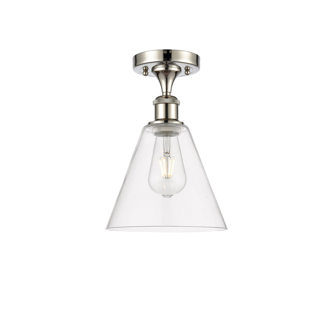 Innovations Ballston 516-1C-PN-GBC-82 Ceiling Light - Polished Nickel