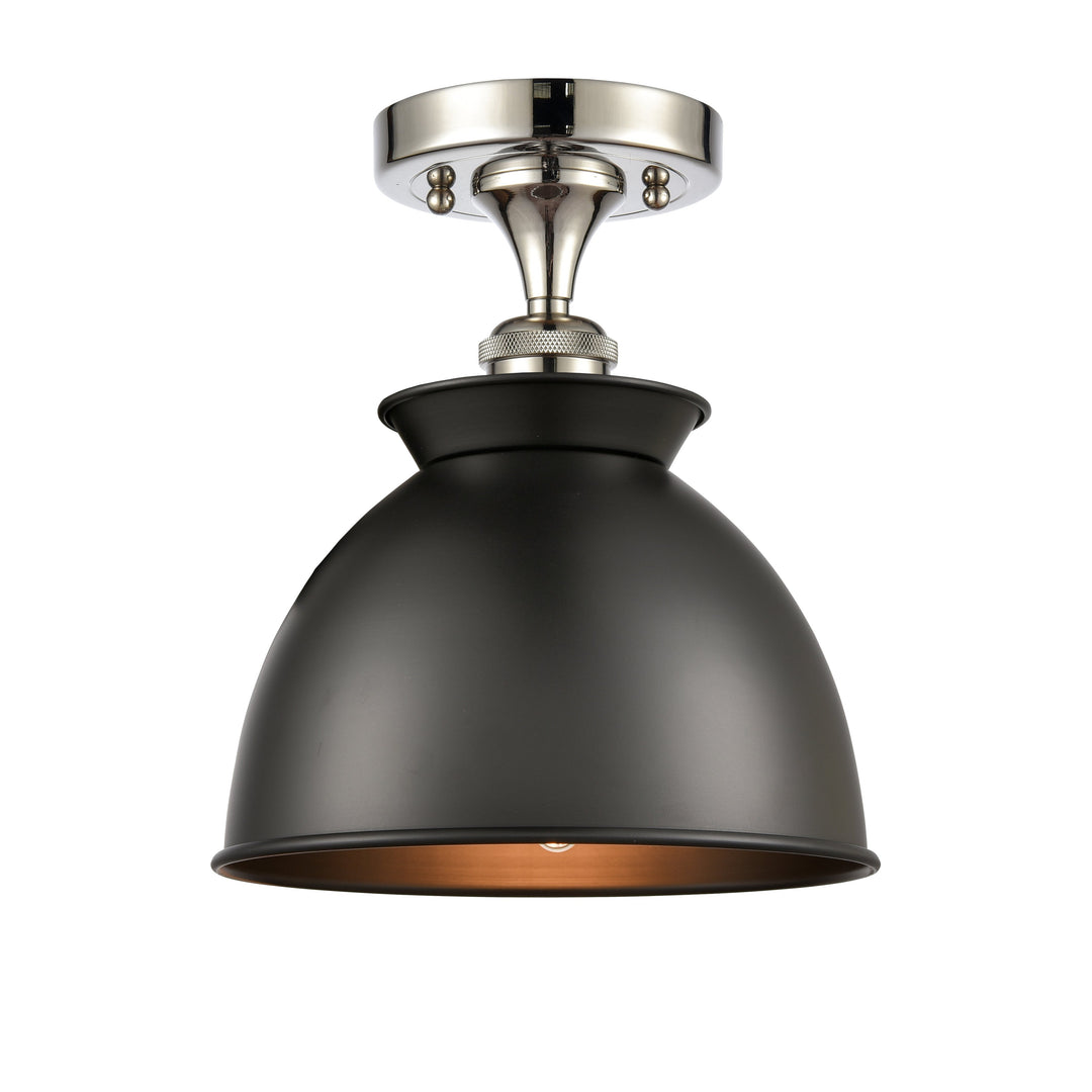 Innovations Ballston 516-1C-PN-M14-BK Ceiling Light - Polished Nickel