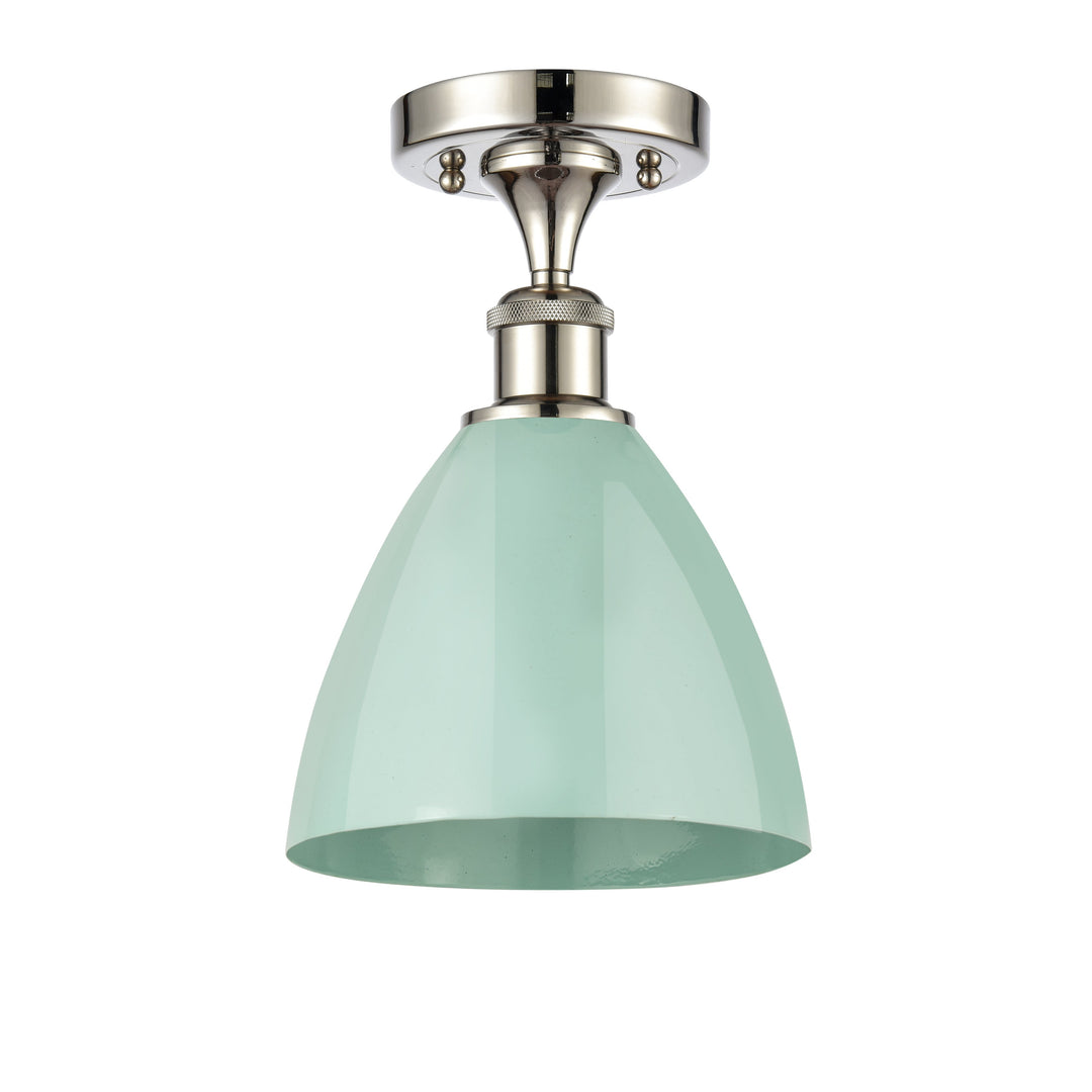 Innovations Ballston 516-1C-PN-MBD-75-SF-LED Ceiling Light - Polished Nickel