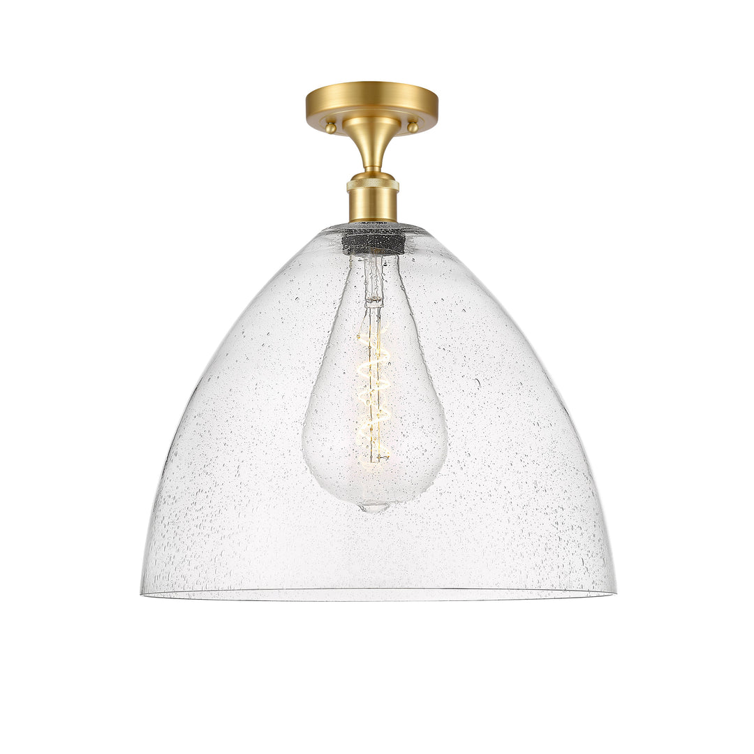 Innovations Ballston 516-1C-SG-GBD-164-LED Ceiling Light - Satin Gold