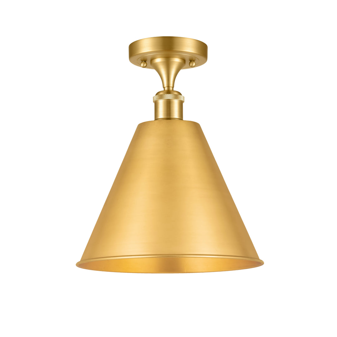 Innovations Ballston 516-1C-SG-MBC-12-SG-LED Ceiling Light - Satin Gold