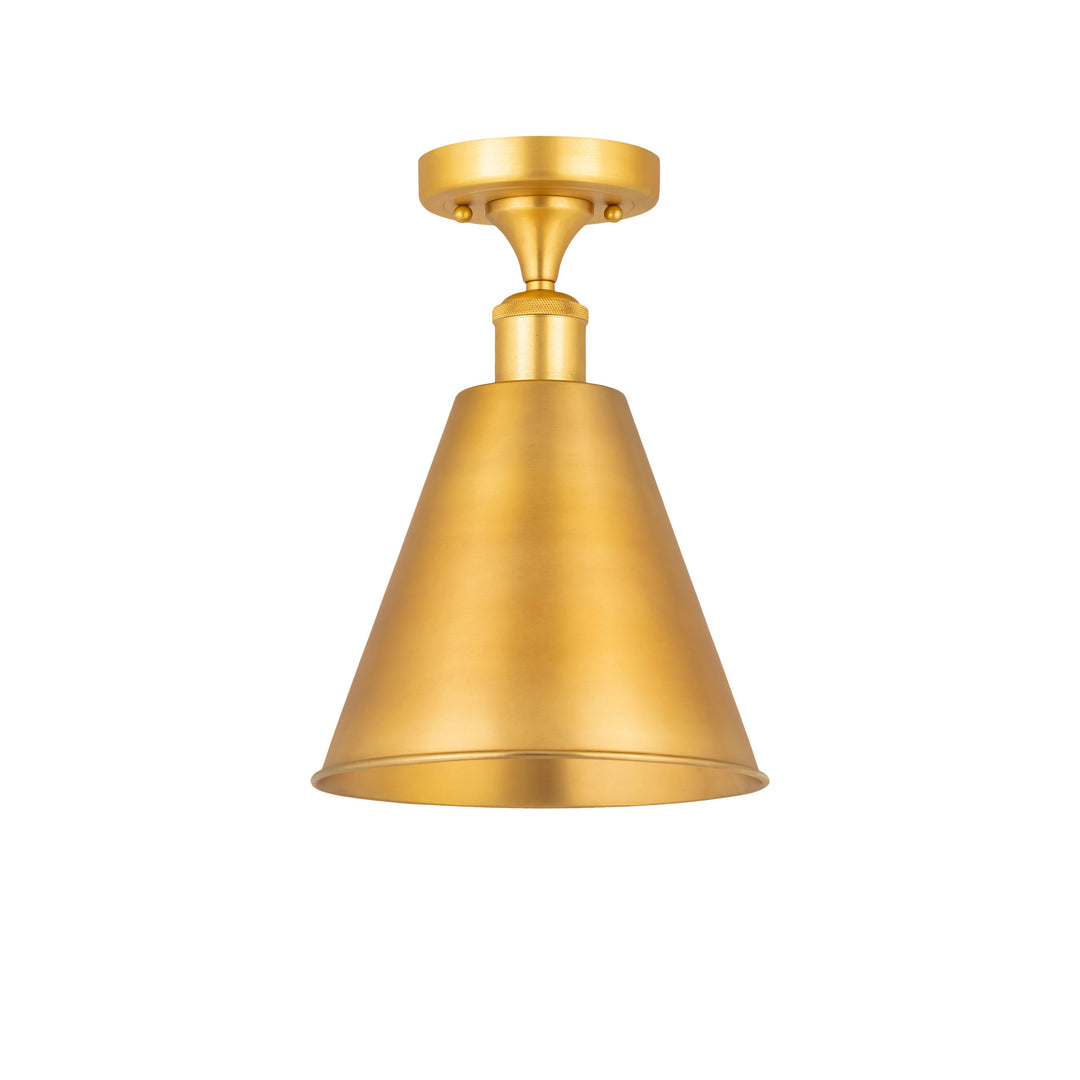 Innovations Ballston 516-1C-SG-MBC-8-SG-LED Ceiling Light - Satin Gold