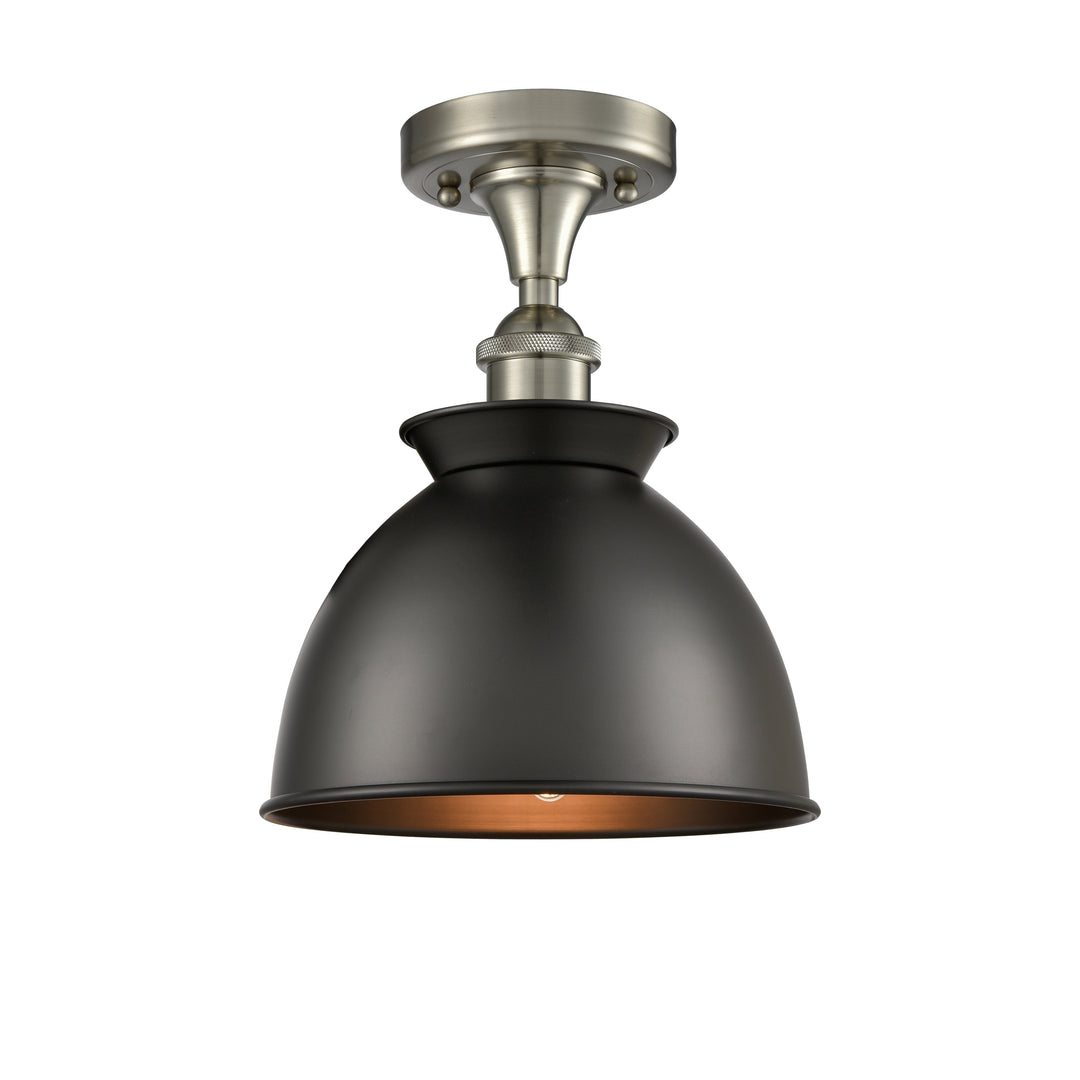 Innovations Ballston 516-1C-SN-M14-BK-LED Ceiling Light - Brushed Satin Nickel