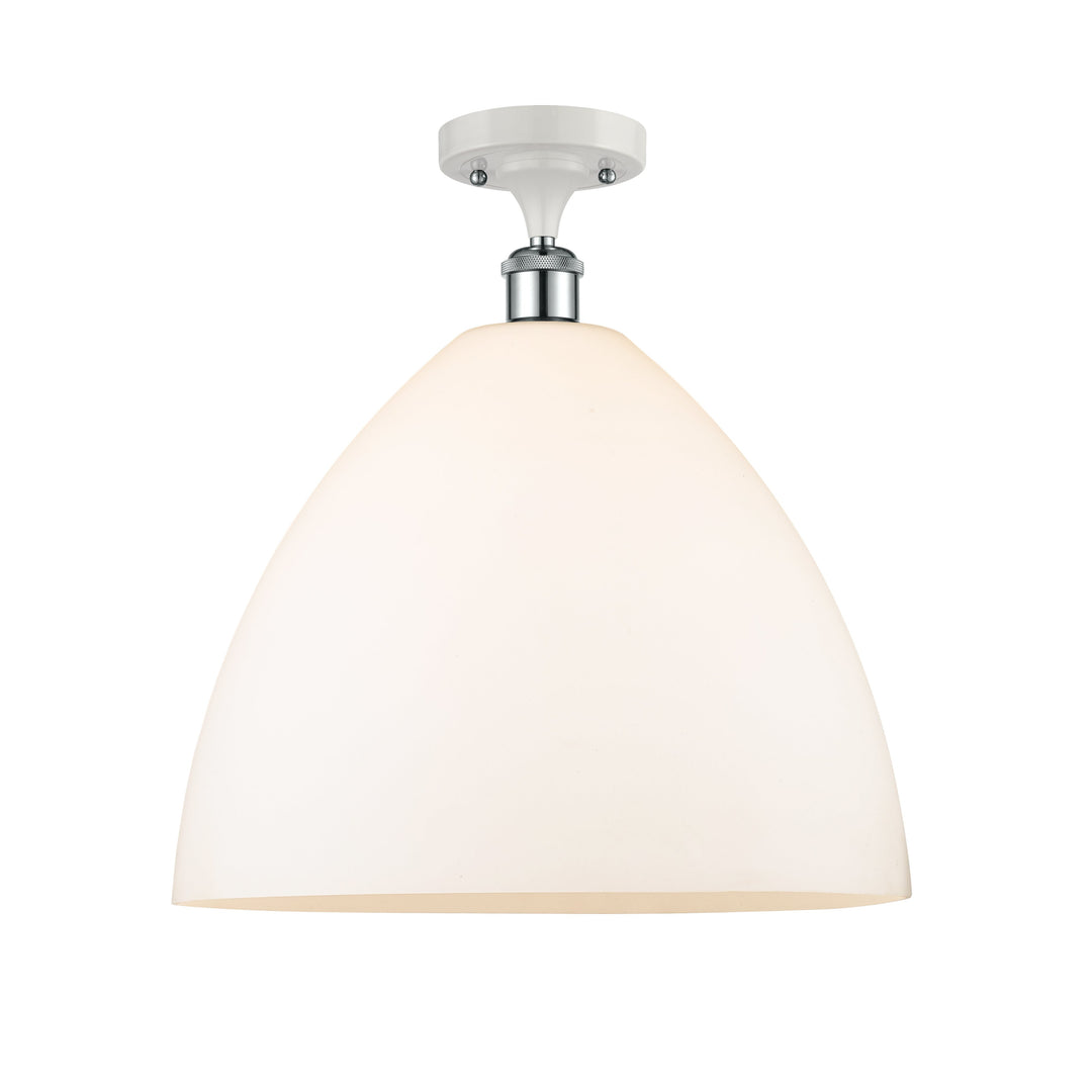 Innovations Ballston 516-1C-WPC-GBD-161-LED Ceiling Light - White and Polished Chrome