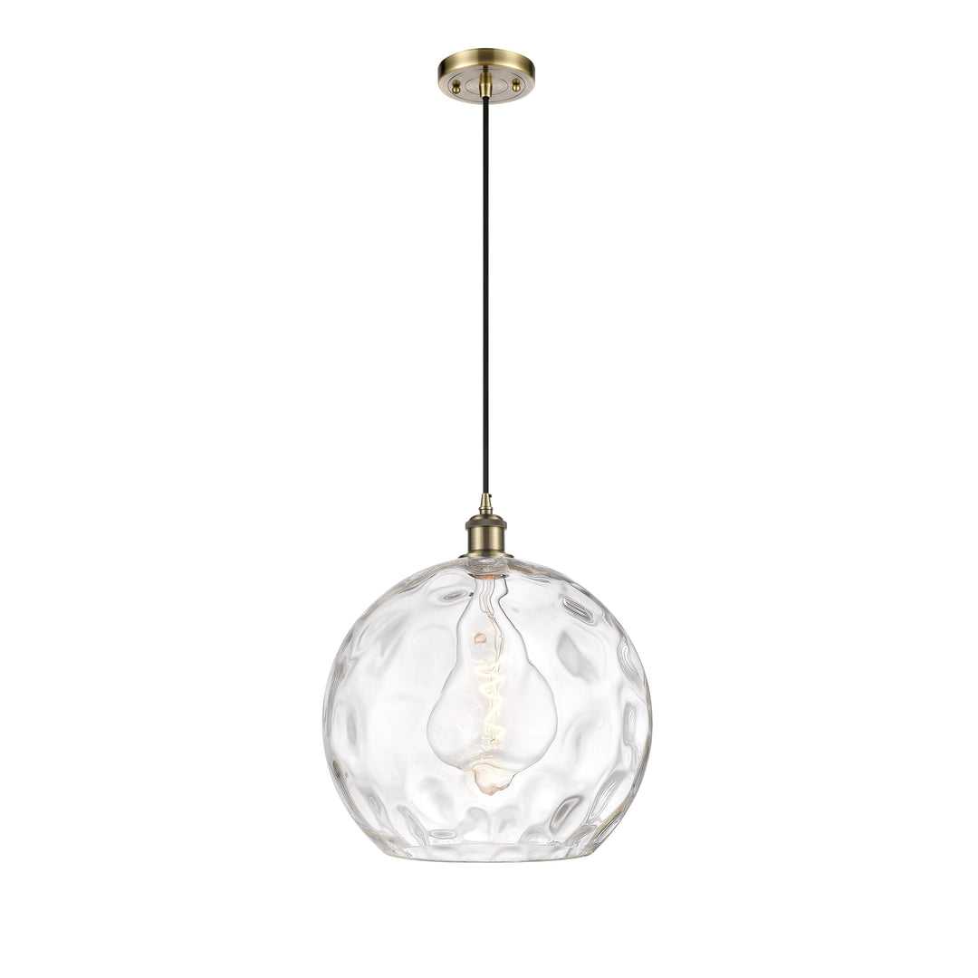 Innovations Ballston 516-1P-AB-G1215-14 Pendant Light - Antique Brass