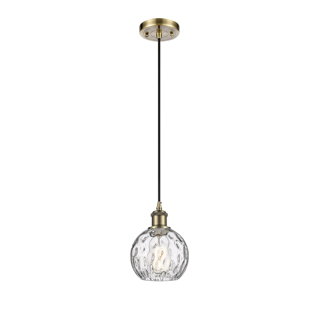 Innovations Ballston 516-1P-AB-G1215-6-LED Pendant Light - Antique Brass