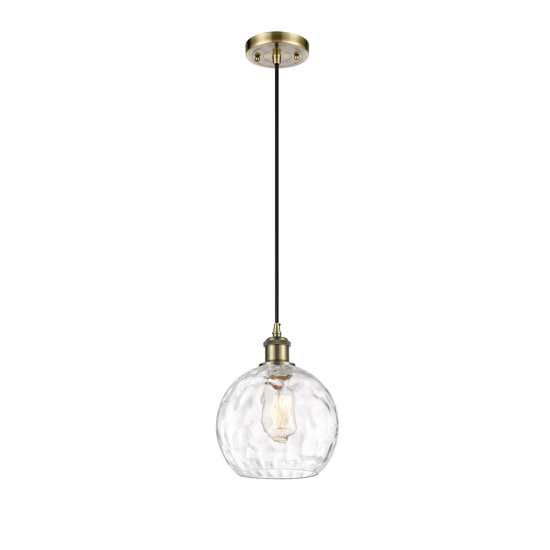 Innovations Ballston 516-1P-AB-G1215-8-LED Pendant Light - Antique Brass